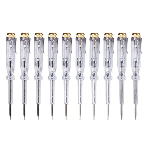 100-500V Induzierte Elektrische Tester Stiftschraubendreher 1-Phasenspannungstester Detektor Teststift 10 100-500V Induzierte Elektrische Tester Stiftschraubendreher 1-Phasenspannungstester Detektor Teststift 10 von Guaber