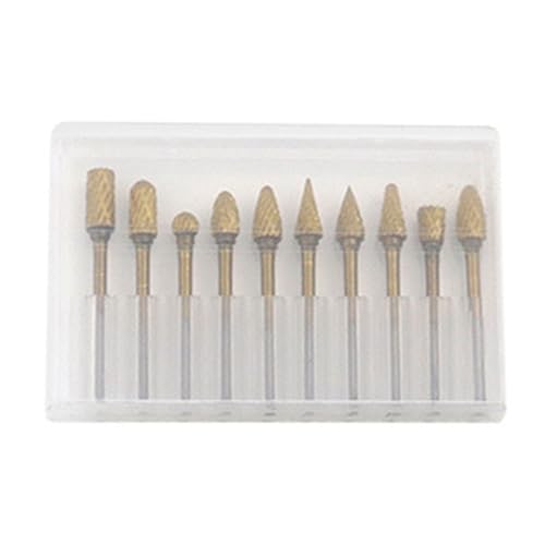 10pieces Legierte Stahldrehgründe 1/8 "Schaft Doppelschneide Mühle Bits Fräsenkopf Für Feine Schleifanwendungen Effizienter Schnittburr 10pieces Legierte Stahldrehgründe 1/8 "Schaft Doppelschneide Mühle Bits Fräsenkopf Für Feine Schleifanwendungen Effizienter Schnittburr von Guaber