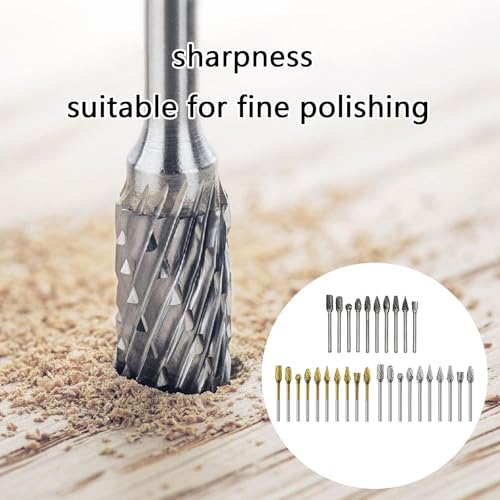 10pieces Legierte Stahldrehgründe 1/8 "Schaft Doppelschneide Mühle Bits Fräsenkopf Für Feine Schleifanwendungen Effizienter Schnittburr 10pieces Legierte Stahldrehgründe 1/8 "Schaft Doppelschneide Mühle Bits Fräsenkopf Für Feine Schleifanwendungen Effizienter Schnittburr von Guaber