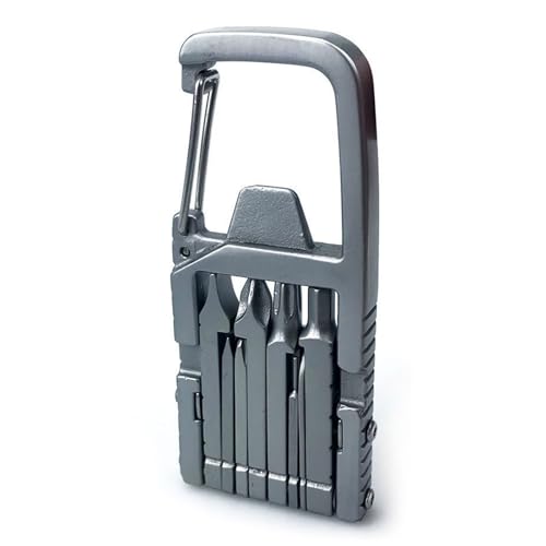 13 in 1 Tool Defense mit Flaschenöffner, Telefonhalter, Multi-Karabiner, Schraubendreher, Multitool für Outdoor, Edelstahl, Multi für Elektronik-Reparatur 13 in 1 Tool Defense mit Flaschenöffner, Telefonhalter, Multi-Karabiner, Schraubendreher, Multitool für Outdoor, Edelstahl, Multi für Elektronik-Reparatur von Guaber