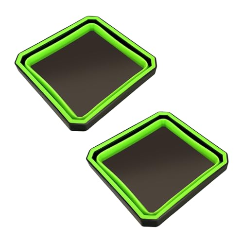 2 Stück faltbare Mehrzweck-Silikon-Tablett-Organizer für kleine Metallteile für Ingenieure und Techniker, tragbare Werkzeugträger 2 Stück faltbare Mehrzweck-Silikon-Tablett-Organizer für kleine Metallteile für Ingenieure und Techniker, tragbare Werkzeugträger von Guaber