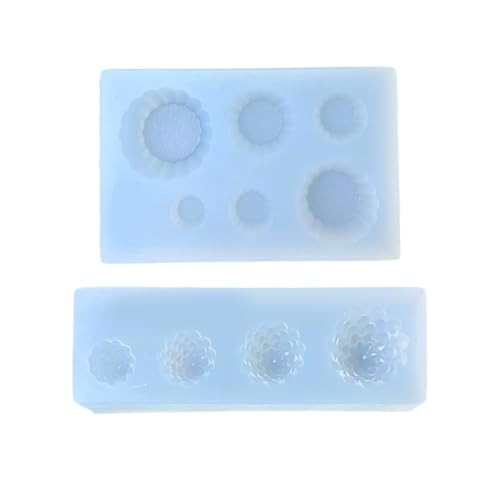 2pcs Lebensmittelqualität Silikon Eisformen Für Harzhandwerk Schmuck Die Wiederverwendbares Schimmelpilz Mit Detailliertem Design Silikonform Machen 2pcs Lebensmittelqualität Silikon Eisformen Für Harzhandwerk Schmuck Die Wiederverwendbares Schimmelpilz Mit Detailliertem Design Silikonform Machen von Guaber
