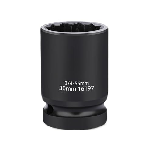 3/4 Zoll Laufwerke 12 Punkte Auswirkungen Der Schraubenschlüsselhöhle Ideal Für Reifenwechsel Und Mechanische Projekte Auto Reparatur Einfacher Entfernen Tragbarer Steckschlüssel von Guaber