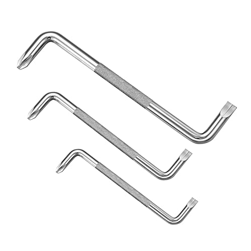 3pcs/Set Biegeschraubendreher Z/S Typ Arbeitensparend Handwerkzeug Mit Magnet Für Kleine Ecken Lücken Mobiltelefonpc Reparaturreparaturwerkzeuge Kit Kit von Guaber