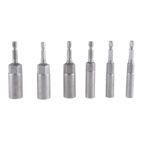 5.5-19mm Power Nut Bohrer Bits Werkzeugsatz Steckdosen Schraubenschlüsselschraube 1/4 Treiber Hexagonschlüsselschraube Verlängerung von Guaber