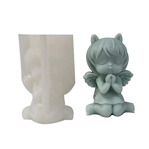 Angel Girl Form Silikonform Epoxidharz Schimmel Kerzentisch Ornament Werkzeug Zur Herstellung Von Handwerksbedarf Epoxidharz Silikon Einzigartig Für Anfänger von Guaber