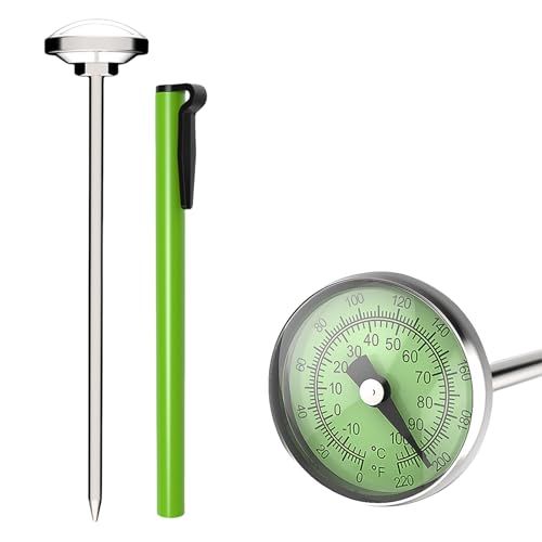 Bimetallische Lebensmitteltemperaturmessgeräte Multifunktionssonden Designs Für Genaue Messwerte Outdoor BBQ & Kitchen Verwenden Sie Home Cook Koch von Guaber