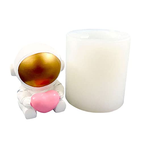 Cartoon-Astronauten-Planeten-Epoxidharz-Form, Gips, Seife, Silikon, Schmuck, Harz, Tablett, groß von Guaber