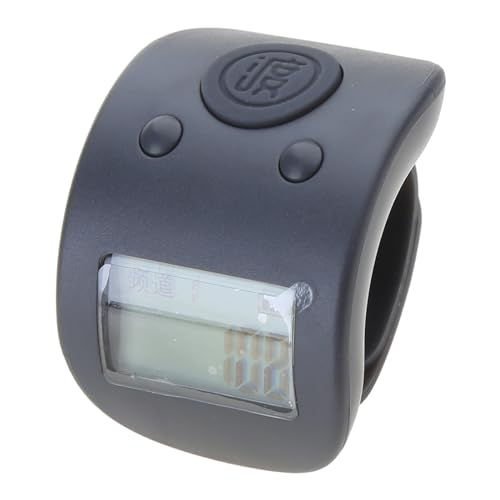 Clicker Nummer Zähler 9 Kanal Handfinger Display Handbuch Zähl TallySclickers Timer Soccer Dekompression Nachtlicht Bildschirm Übung Miniatur Einstellbare Silikonringriemenebene Flugzeugnummer von Guaber