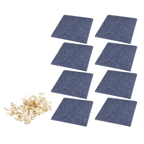 Dekorative Filz-Pinnwände, Wandfliesen, 8 Stück, 30 cm Größe, mit 120 Pinnnadeln für effiziente Nachrichten, großes Korktafel-Set Dekorative Filz-Pinnwände, Wandfliesen, 8 Stück, 30 cm Größe, mit 120 Pinnnadeln für effiziente Nachrichten, großes Korktafel-Set von Guaber