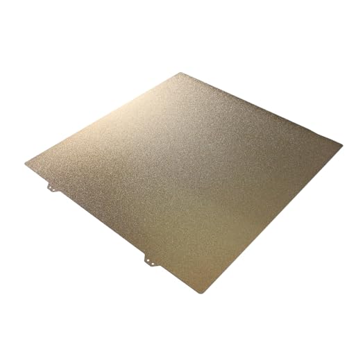 Drucker-Oberflächen 430 x 430 mm, Federstahlplatte mit strukturierter Basis, für Drucke, doppelseitig, strukturiertes PEI Drucker-Oberflächen 430 x 430 mm, Federstahlplatte mit strukturierter Basis, für Drucke, doppelseitig, strukturiertes PEI von Guaber