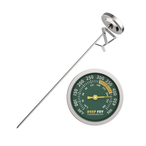 Edelstahl Temperaturmesser Küchenthermometer Zum Kochen Von Süßigkeiten Die Zifferblatttyp Fritesöl Thermometer Süßigkeiten von Guaber