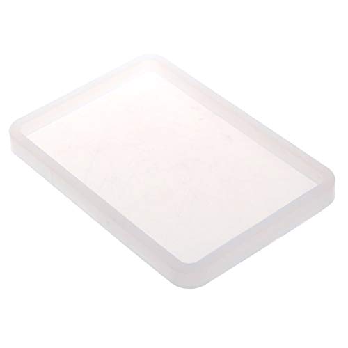 Einfache Rechteckform Speicher Tablett Silikonform Hintergrundplatte Epoxidharzform Handwerk Bahn Gips Formmodellierung Guss von Guaber