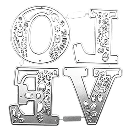 English Love Messer Die Metall Schnitt Für Sammelalbum Geprägtes Papierkarten Album Schablone Vorlage Schnittpunch Präge Schablonen Vorlage Für Scrapbooking Handwerks von Guaber