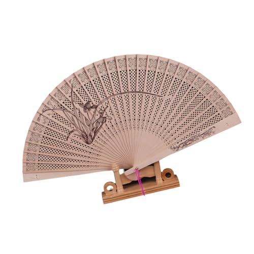 Guaber Anspruchsvoller Handarbeits-Holz-Faltventilator mit authentischem chinesischem Blumenmuster für Sammlung und Verwendung traditioneller chinesischer Designs Guaber Anspruchsvoller Handarbeits-Holz-Faltventilator mit authentischem chinesischem Blumenmuster für Sammlung und Verwendung traditioneller chinesischer Designs von Guaber