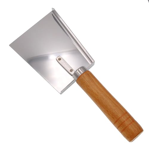 Guaber Bienenstockschaber mit ergonomischem Holzgriff, Edelstahl-Reinigungsschaufel, professionelle Imkerei, Imkereiausrüstung, Imkereibedarf von Guaber