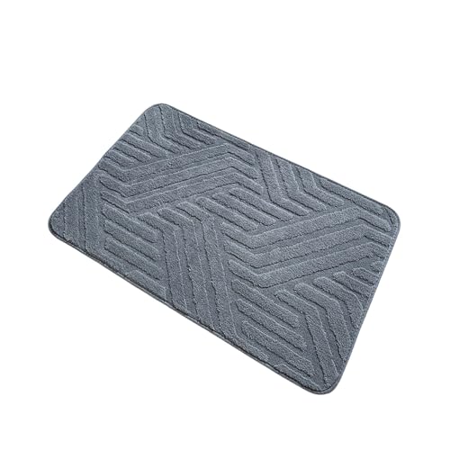 Guaber Dickgewebter Badteppich, wasserabsorbierend, rutschfestes Design, schnell trocknend, maschinenwaschbar, super saugfähig, rutschfestes Design von Guaber