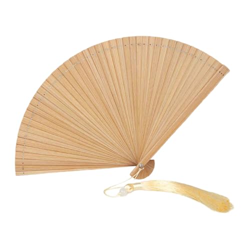 Guaber Handgefertigter faltbarer Handfächer aus Bambus mit Quasten, traditioneller chinesischer Stil, tragbare Kühlung für Heimdekoration, Geschenk, handgefertigter Bambus Guaber Handgefertigter faltbarer Handfächer aus Bambus mit Quasten, traditioneller chinesischer Stil, tragbare Kühlung für Heimdekoration, Geschenk, handgefertigter Bambus von Guaber