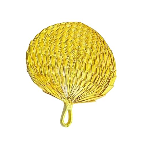 Guaber Handgefertigter natürlicher Ventilator, handgefertigt, leicht, elegant, Palmenblätter, für Innenkühlung, traditionelle Festival-Dekoration Guaber Handgefertigter natürlicher Ventilator, handgefertigt, leicht, elegant, Palmenblätter, für Innenkühlung, traditionelle Festival-Dekoration von Guaber