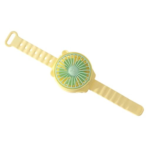 Guaber Kleiner Kühlventilator, tragbar, Cartoon-AM4, batteriebetrieben, AM4-Batterie, klein für Kinderventilator von Guaber