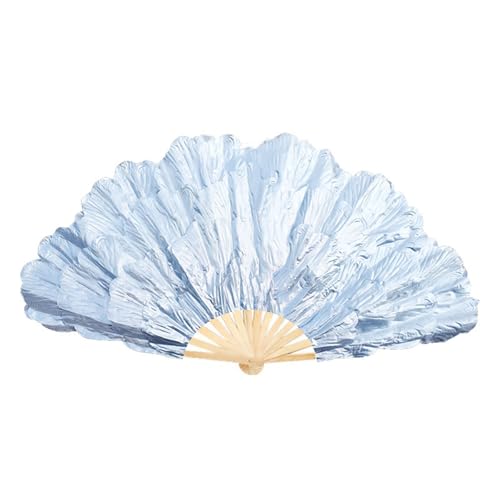 Guaber Luxuriöser Handventilator mit Pfingstrosen-Blütenblättern, groß, dekorativ, zusammenklappbar, für Bühnenauftritte und Feiern, großer Falttanz Guaber Luxuriöser Handventilator mit Pfingstrosen-Blütenblättern, groß, dekorativ, zusammenklappbar, für Bühnenauftritte und Feiern, großer Falttanz von Guaber