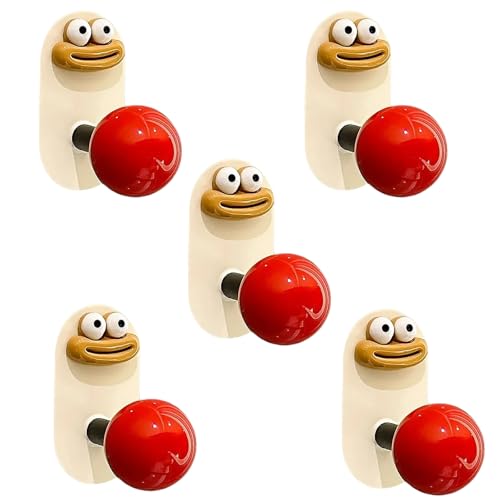 Guaber Packung Mit 5 Badezimmerhaken Für Handtücher Und Kleidung Die Starke Klebstoffkleidung Kleidungssteine ​​hängt. von Guaber