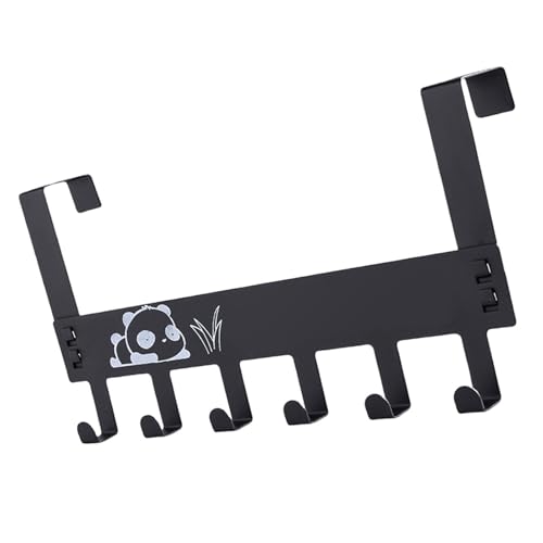 Guaber Praktischer Türhaken Praktische Stilvolle Abnehmbare Montagelösung Über Der Tür Für Den Kleiderschrank Eingangs Dekore Schaden Resistente Wand von Guaber