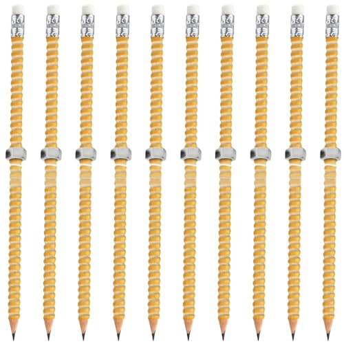 Guaber Sensory Tool Gewindestift mit Mutter für Kinder und Erwachsene, Stressabbau, leises Fokussierwerkzeug, Klassenzimmer, sicheres Holz von Guaber
