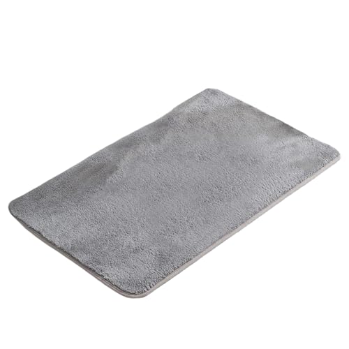 Guaber Strapazierfähige Badematte für Nassbereich, Küche, Badezimmer, WC, rutschfester Bodenteppich, saugfähig, schnell trocknend, für ältere Menschen von Guaber