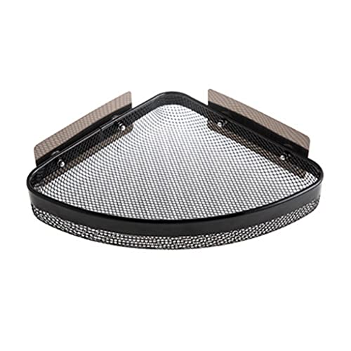 Guaber Wandmontiertes Aufbewahrungsregal Badezimmer Eckrahmenhalter für Zuhause Badezimmer Shampoo Rack Zubehör Eckregal Weiß von Guaber