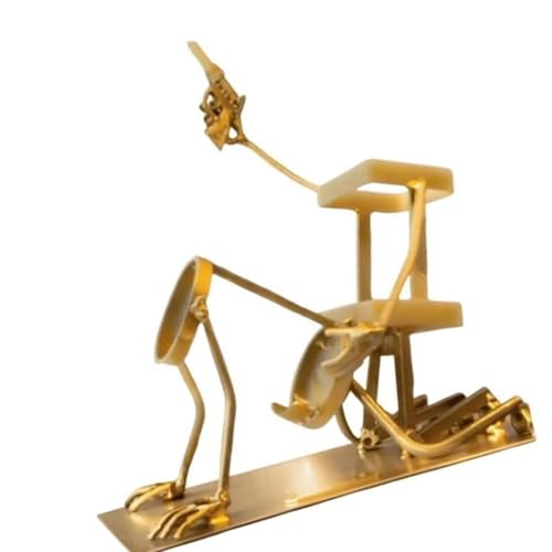 Guaber Weinregal aus Metall, dekorativer Flaschenhalter für Küche, Aufbewahrung, Esszimmer, Display und Zuhause, Metall-Weinflaschen-Baumständer von Guaber