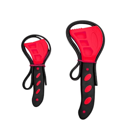 Gurtschlüssel, robuster Gummi-Band, verstellbarer Glasöffner, Wasserfilter, Sanitärwerkzeug, 2 Stück von Guaber