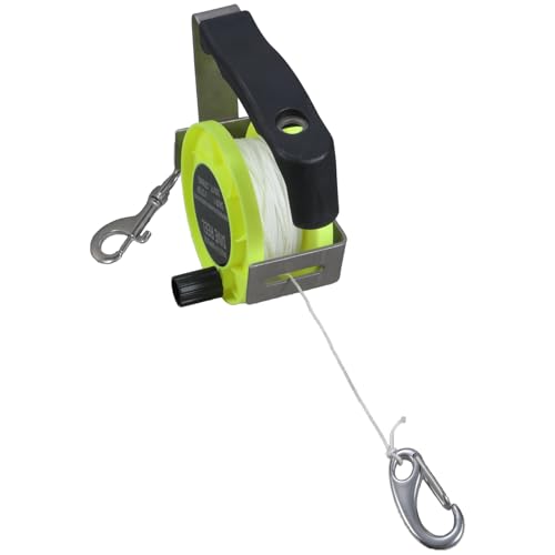Haltbarkeit Diving Line Reel Doppelend Hakenhöhle Wracks Finger Für Komfortable Unterwasser Explorationsschubgeräte von Guaber