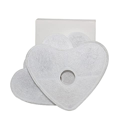 Halten Sie Wasser Für Frische 4 Stc Herzform Für Katzenhundkätzchen Pet Bowl Drink Spistilter Füpft Den Aktivierten Autotierbrunnenfilterersatz. von Guaber