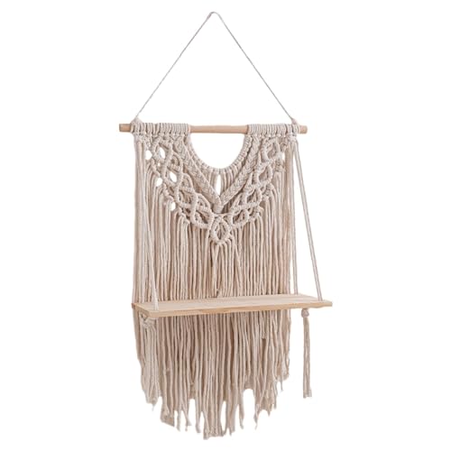 Handgefertigtes Lagerregal Multifunktionales Wandregal Handgewebtes Quasten Wandteppich Rack Floating Shelf Home Decoration Home Decor Organizer Handgefertigtes Lagerregal Multifunktionales Wandregal Handgewebtes Quasten Wandteppich Rack Floating Shelf Home Decoration Home Decor Organizer von Guaber