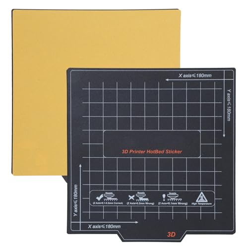 Heißbett-Aufkleber für Drucker, Plattform, flexible Bodenplatte, 180/235/310 mm, abnehmbare Matte für heißes Bett Heißbett-Aufkleber für Drucker, Plattform, flexible Bodenplatte, 180/235/310 mm, abnehmbare Matte für heißes Bett von Guaber