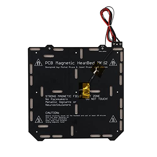 Heizbett-Heizplatte mit Kabel, 245 x 255 mm, 24 V, 220 W, für MK52 MK2.5 MK3S MK3S + Heizbett-Heizplatte mit Kabel, 245 x 255 mm, 24 V, 220 W, für MK52 MK2.5 MK3S MK3S + von Guaber