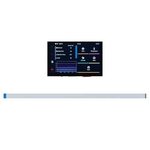 Hochauflösendes 12,7 cm LVDS-Bildschirm für CM68-Druckzubehör mit Schnelleinstellungen, ABS-LVDS-Bildschirm Hochauflösendes 12,7 cm LVDS-Bildschirm für CM68-Druckzubehör mit Schnelleinstellungen, ABS-LVDS-Bildschirm von Guaber