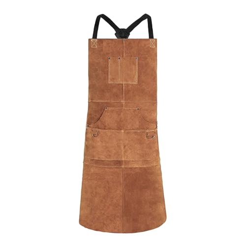 Hochleistungsschweißschürze Maximal Schützend Von Brust Zu Knien Mit 6 Großen Taschen Für Schmiede Professionelle Verwendung Multi Taschen Werkzeugschürze Hochleistungsschweißschürze Maximal Schützend Von Brust Zu Knien Mit 6 Großen Taschen Für Schmiede Professionelle Verwendung Multi Taschen Werkzeugschürze von Guaber