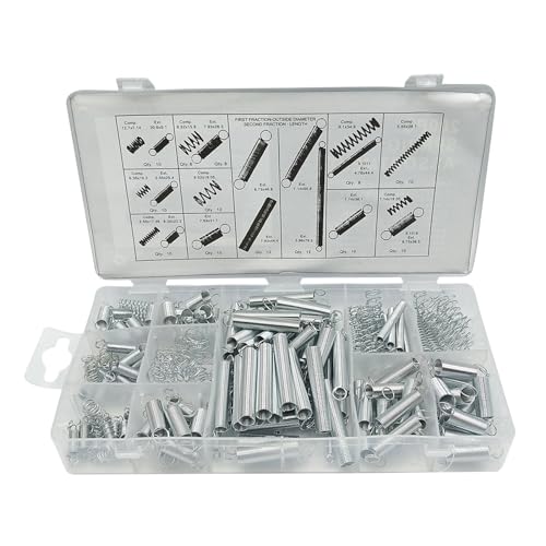 Kompressionsfeder Sortiment Kit 200pcs 20 Unterschiedliche Größe Edelstahlkompression Federkit von Guaber
