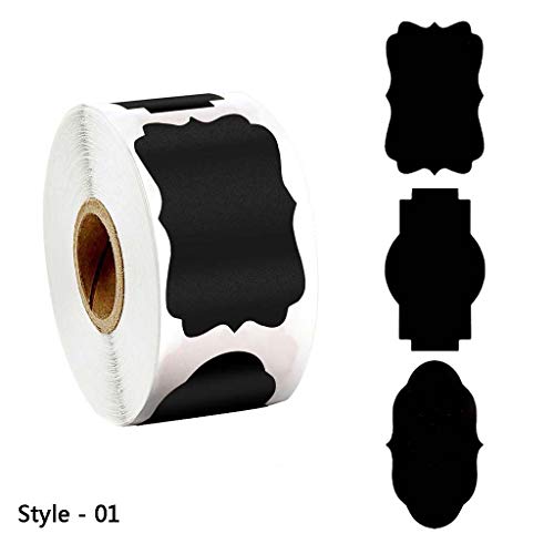 Kreidetafel-Etiketten, Aufkleber für Küche, Einmachgläser, Aufkleber für Business, Lipgloss-Set, 300 Stück von Guaber