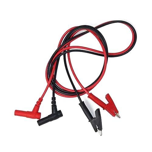 Langlebiger PVC Isolierter Clip Stecker Rechtwinkel Bananenstopfen Zum Testen Von Blei Flexibler Elektrokabel Kabel Bananenstopfen Zum Leiter von Guaber