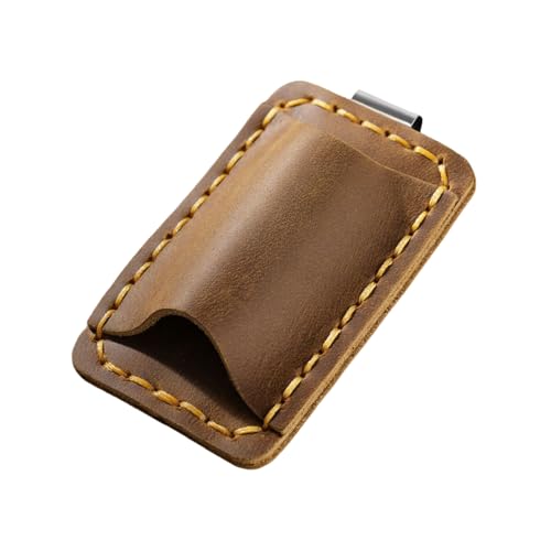 Leder Stifthalter Mit Clip 1.7x2.8inch Single Slot Für Journals Notebook Planer Ordner Klemmboard Student Holder Leder Stifthalter Mit Clip 1.7x2.8inch Single Slot Für Journals Notebook Planer Ordner Klemmboard Student Holder von Guaber