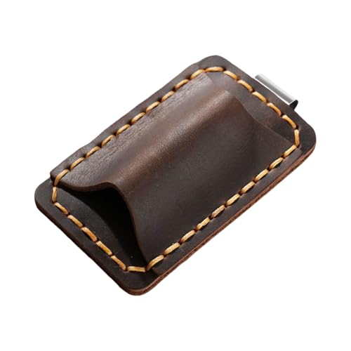 Leder Stifthalter Mit Clip 1.7x2.8inch Single Slot Für Journals Notebook Planer Ordner Klemmboard Student Holder Leder Stifthalter Mit Clip 1.7x2.8inch Single Slot Für Journals Notebook Planer Ordner Klemmboard Student Holder von Guaber