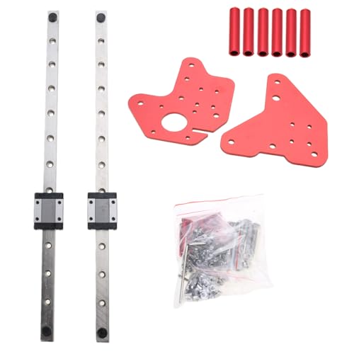Linearschienen-Set für Ender-3/CR10 Z-Achse MGN12C Linearschienen-Kit mit Fixplattenhalterung für 3Pro Ende V2 CR10/10S Linearführungssatz Linearschienen-Set für Ender-3/CR10 Z-Achse MGN12C Linearschienen-Kit mit Fixplattenhalterung für 3Pro Ende V2 CR10/10S Linearführungssatz von Guaber