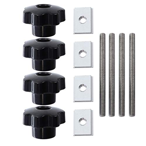 Metallschraubenbehandlung Tischhandle T Slot Chuter Holzbearbeitungszubehör Jig Schraubinstallation Tisch Säge Router Gehrer T Track Jig von Guaber