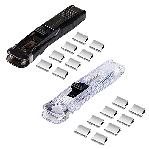 Multifunktionales Papierordner Dokumentenklemme Set mit Handheld Transparent Klemmspender 40 Blatt Kapazität für Studenten Büroklammern und Binder Clips Halter Set Glatt Klein für Schreibtisch Multifunktionales Papierordner Dokumentenklemme Set mit Handheld Transparent Klemmspender 40 Blatt Kapazität für Studenten Büroklammern und Binder Clips Halter Set Glatt Klein für Schreibtisch von Guaber