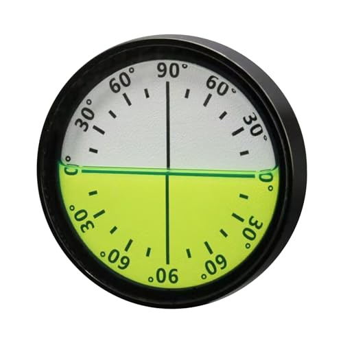 Nivellierwerkzeug Magnetische Horizontale Runde Blasenmessung Lineal Gradientenausrüstung Magnetische Horizontale Geräte Messlinealer Gradienten Runde Tasche Tragbar von Guaber