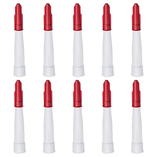 Packung Mit 10 Silikondichtmitteldüse Angeschlossenen Kappen Zum Abdautenwerkzeug Standard Fadenkonstruktionsantragsspitzen Dichtmittel Applikatordüse Kappen von Guaber