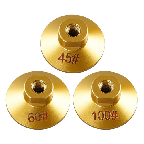 Packung Von 3 2 "Löschern Von Polierscheiben 10/M14 Flecken Mit Flachem Schleifkopf Langlebige Werkzeuge Für Metallholz Holzbearbeitung Multi Zweckzubehör Packung Von 3 2 "Löschern Von Polierscheiben 10/M14 Flecken Mit Flachem Schleifkopf Langlebige Werkzeuge Für Metallholz Holzbearbeitung Multi Zweckzubehör von Guaber